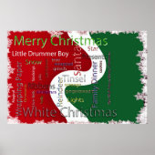 Kerstwoorden Verwante tekst Poster (Voorkant)