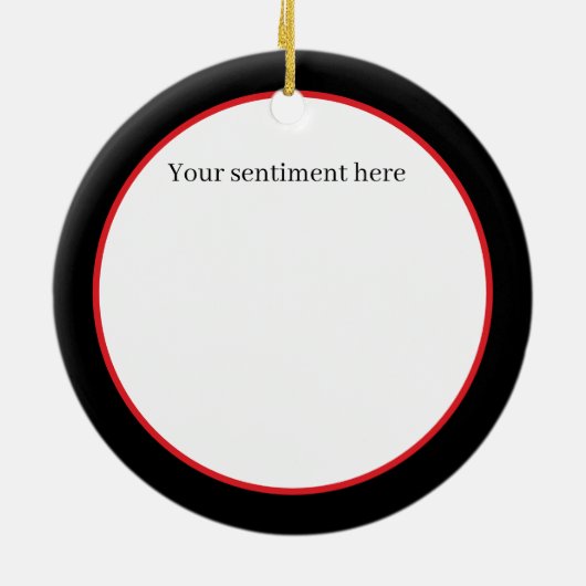 Kerstwoordkunst voor leraar Geschiedenis Keramisch Ornament (Achterkant)