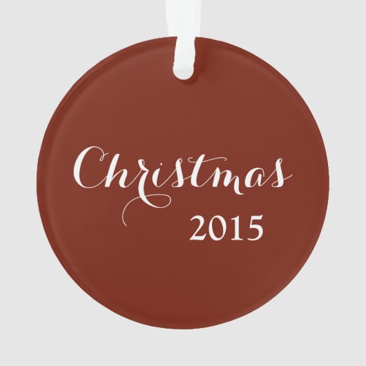 kerstwoordtypografie ornament (achterkant)