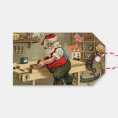  kerstworkshop voor kerstmis cadeaulabel (Voorkant (Horizontaal))