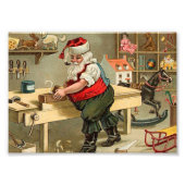 kerstworkshop voor kerstmis foto afdruk (Voorkant)