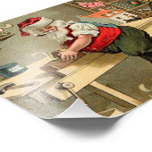  kerstworkshop voor kerstmis foto afdruk (Hoek)