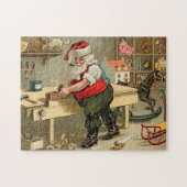  kerstworkshop voor kerstmis legpuzzel (Horizontaal)
