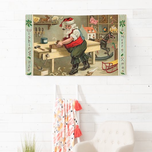 kerstworkshop voor kerstmis spandoek (Insitu)