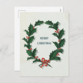 Kerstworsteling Feestdagenkaart (Voorkant / Achterkant)