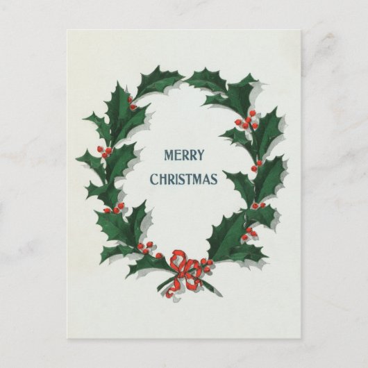 Kerstworsteling Feestdagenkaart (Voorkant)