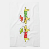 kerstworstjes theedoek (Verticaal)