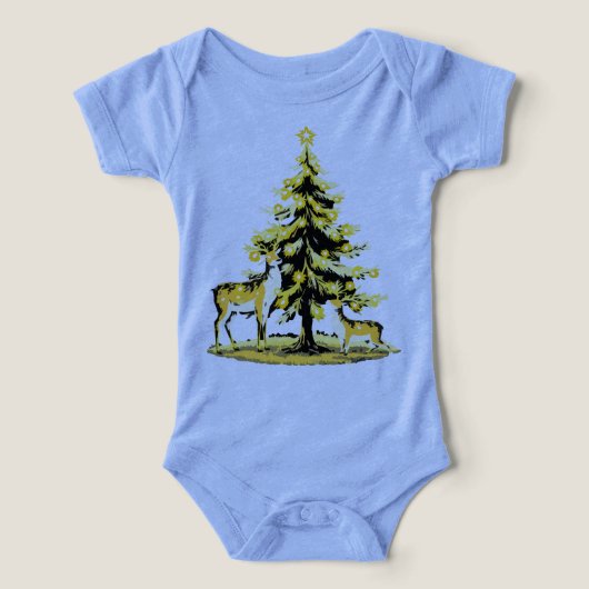 Kerstwoud Baby Body (Design voorkant)