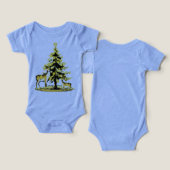 Kerstwoud Baby Body (Ontwerp Voorkant & Achterkant)