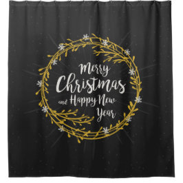 Kerstwtsgordijn Douchegordijn