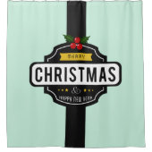 Kerstwtsgordijn Douchegordijn (Voorkant)