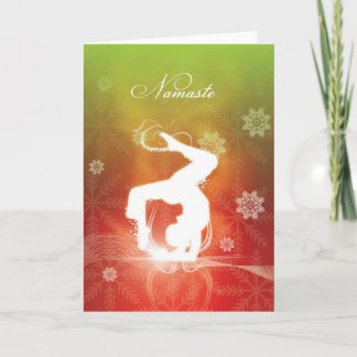 KerstYoga Feestdagen Kaart