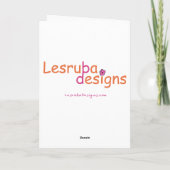 KerstYoga-Kaart Feestdagen Kaart (Achterkant)