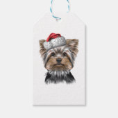 KerstYorkie Cadeaulabel (Voorkant)