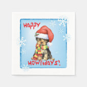 KerstYorkie Servet (Voorkant)