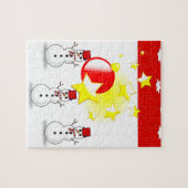 Kerstzaag Puzzle Legpuzzel (Horizontaal)