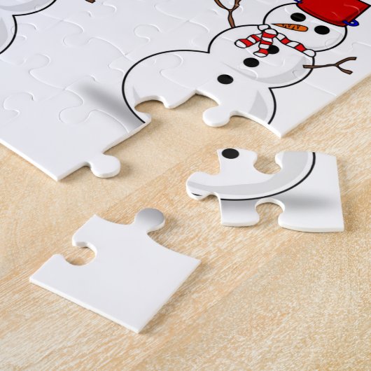 Kerstzaag Puzzle Legpuzzel (Zijkant)