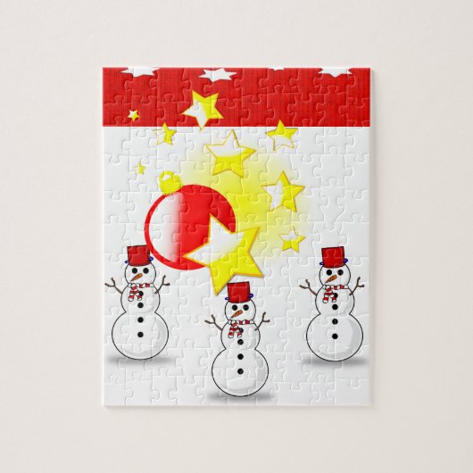 Kerstzaag Puzzle Legpuzzel (Verticaal)