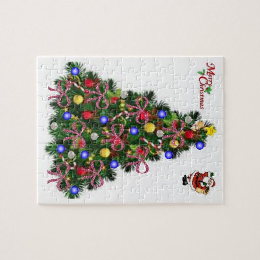 Kerstzaag Puzzle Legpuzzel (Horizontaal)