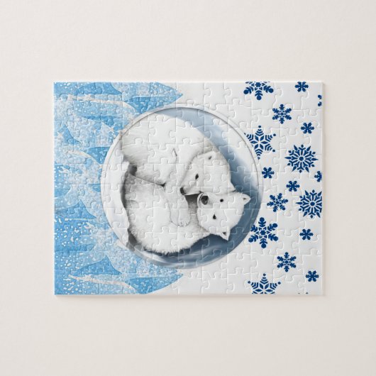 Kerstzaag Puzzle Legpuzzel (Horizontaal)