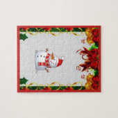 Kerstzaag Puzzle Legpuzzel (Horizontaal)