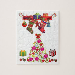 Kerstzaag Puzzle Legpuzzel