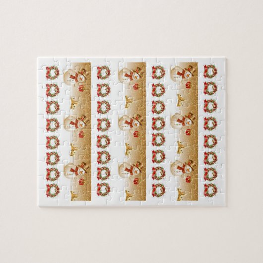 Kerstzaag Puzzle Legpuzzel (Horizontaal)