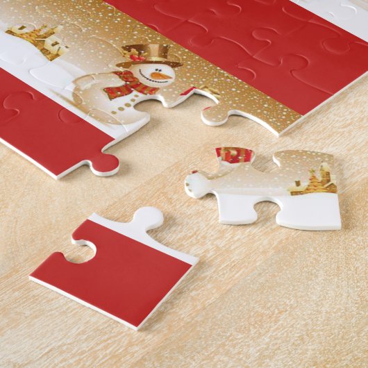 Kerstzaag Puzzle Legpuzzel (Zijkant)