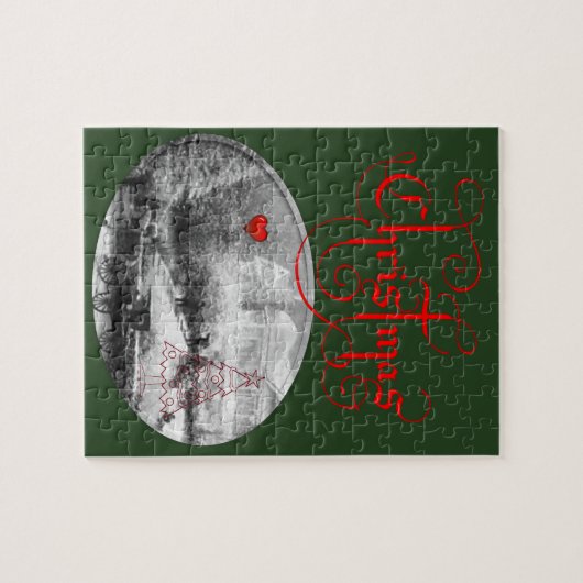 Kerstzaag Puzzle Legpuzzel (Horizontaal)