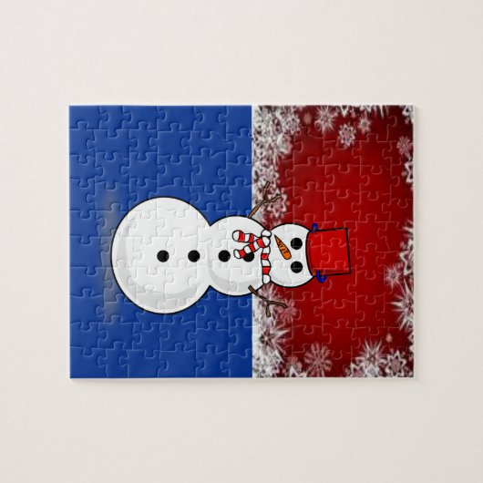 Kerstzaag Puzzle Legpuzzel (Horizontaal)