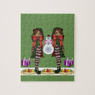 Kerstzaag Puzzle Legpuzzel