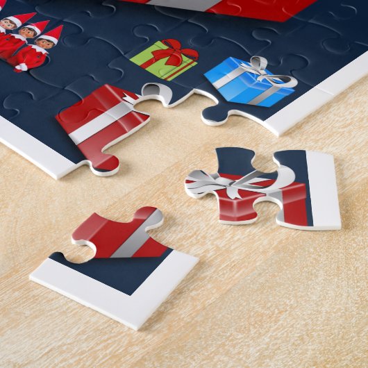 Kerstzaag Puzzle Legpuzzel (Zijkant)