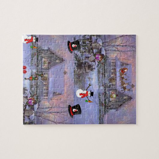 Kerstzaag Puzzle Legpuzzel (Horizontaal)