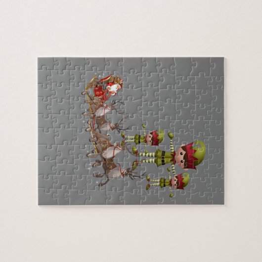 Kerstzaag Puzzle Legpuzzel (Horizontaal)