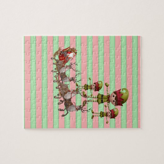 Kerstzaag Puzzle Legpuzzel (Horizontaal)