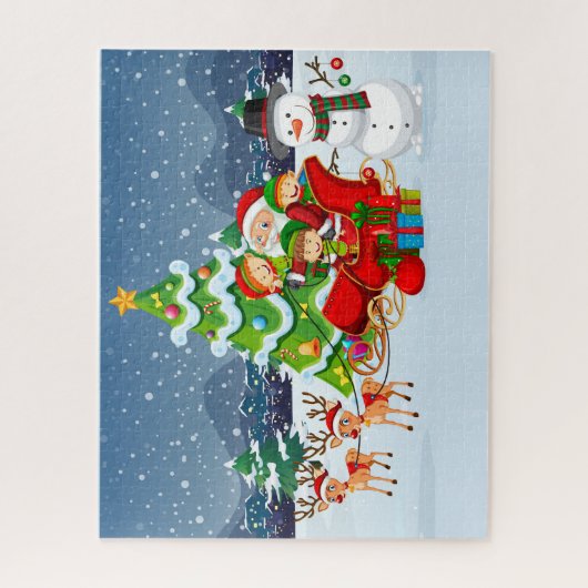 Kerstzaag Puzzle Legpuzzel (Verticaal)