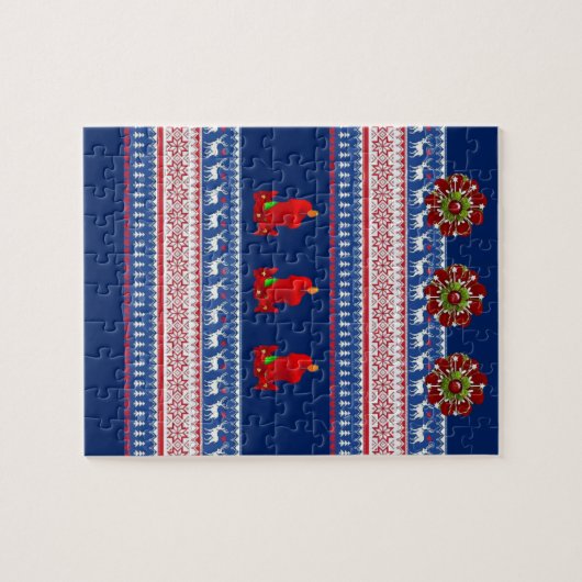 Kerstzaag Puzzle Legpuzzel (Horizontaal)