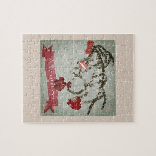 Kerstzaag Puzzle Legpuzzel (Horizontaal)