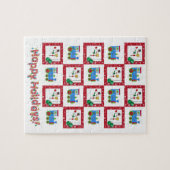 Kerstzaag Puzzle Legpuzzel (Horizontaal)