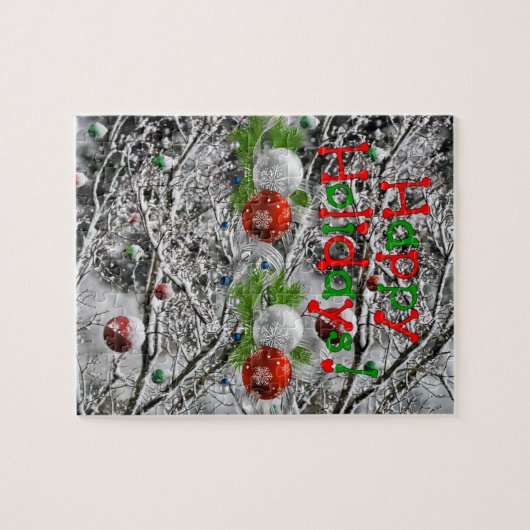 Kerstzaag Puzzle Legpuzzel (Horizontaal)