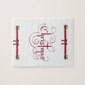 Kerstzaag Puzzle Legpuzzel (Horizontaal)