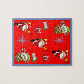 Kerstzaag Puzzle Legpuzzel (Horizontaal)