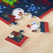 Kerstzaag Puzzle Legpuzzel (Zijkant)