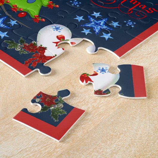 Kerstzaag Puzzle Legpuzzel (Zijkant)