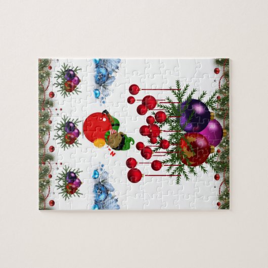 Kerstzaag Puzzle Legpuzzel (Horizontaal)