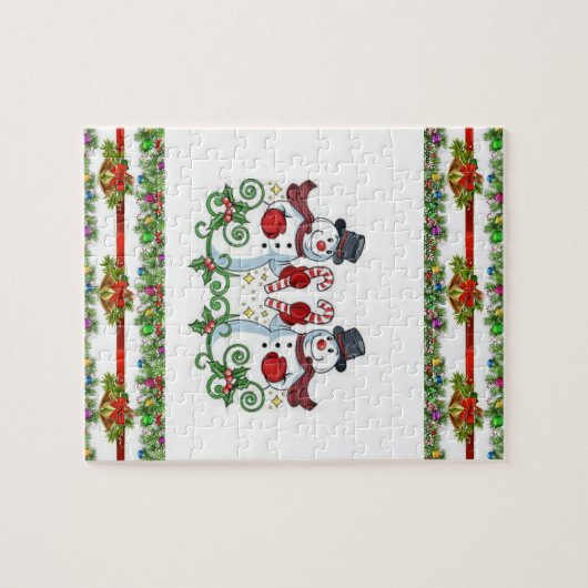 Kerstzaag Puzzle Legpuzzel (Horizontaal)