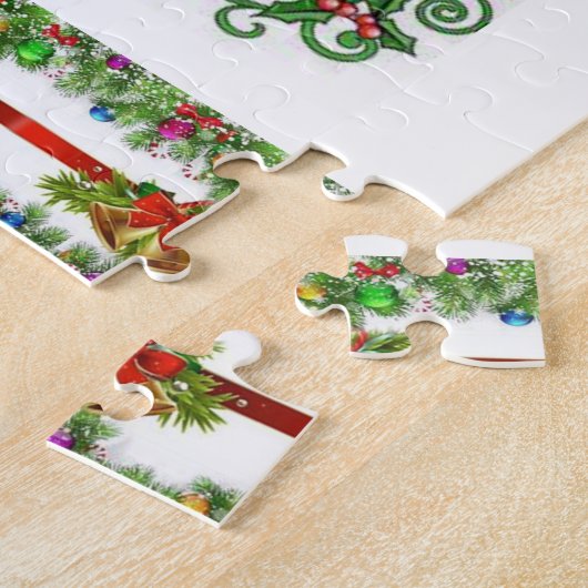 Kerstzaag Puzzle Legpuzzel (Zijkant)