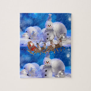 Kerstzaag Puzzle Legpuzzel