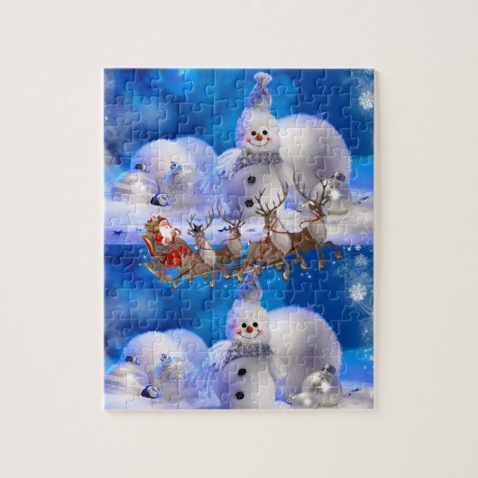 Kerstzaag Puzzle Legpuzzel (Verticaal)