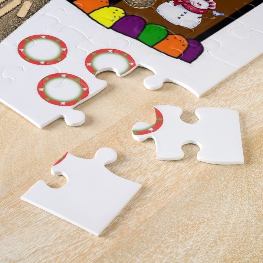 Kerstzaag Puzzle Legpuzzel (Zijkant)